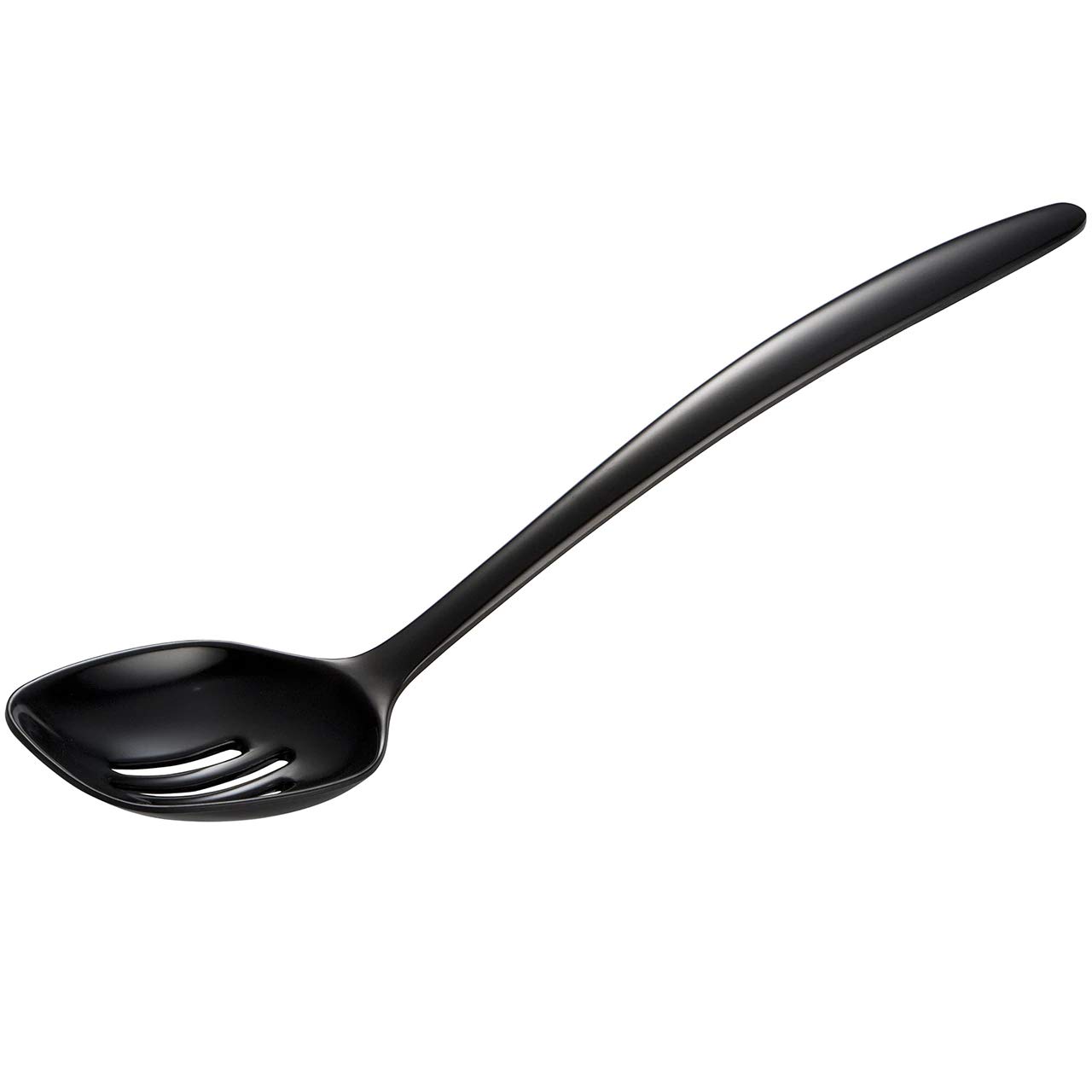 Gourmac Black Melamine 30.5cm Slotted Spoon