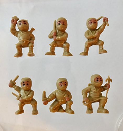 Karate Men40 Brown Mini Karate Ninjas Warriors Fighters Figures Cupcake Cake Toppers Ninja Kung Fu Guys Martial Arts Men Lot Party Favors