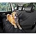 BarksBar Original Scratchproof Pet Seat Cover with Seat Anchors and Velcro Seatbelt Openings for Cars, Trucks & SUVs, Water Resistant & Hammock Barrier Convertible - Extra Large, Black