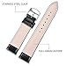 SONGDU Quick Release Leather Watch Band, Full Grain Genuine Leather Replacement Watch Strap with Stainless Metal Buckle Clasp 16mm, 18mm, 20mm, 22mm, 24mm