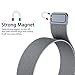 Wearlizer Compatible for with Fitbit Blaze Band Loop Watch Band Replacement Stainless Steel Bracelet Strap Fitbit Blaze Small Grey…