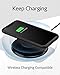 Anker Silicone Case, KARAPAX Silicone Gel Rubber Shockproof Case Cover with Soft Microfiber Cloth Cushion [Support Wireless Charging] [Slim Fit] for iPhone X - Black