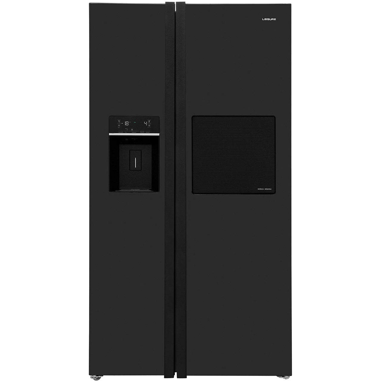Leisure PAS241MB Freestanding A++ Rated American Fridge Freezer Black