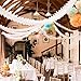 ShungHO Birthday Wedding Party Paper Garland Hang Tissue Clover Strings Decor