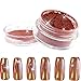 Rose Gold Nail Mirror Powder,DANCINGNAIL Mirror Chrome Effect Pigment Nail Art 2G/BOX