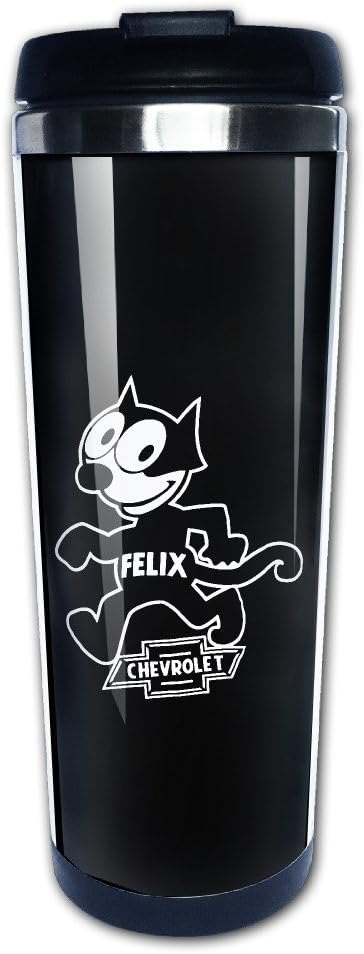 Felix The Cat Chevrolet Oversized Travel Coffee Mug Water Bottle