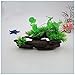 PIVBY Aquarium Decorations Wood Ornament Betta Log Resin Hollow Driftwood Plants Decor with Holes for Small Fish Pets to Swim Throughthumb 3