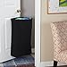 Household Essentials Door Hanging Laundry Bag, Washable Canvas Bag with Loop Handle, Holds Two Loads of Laundry, Great for Dorms and Small Spaces, Black