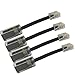 Telephone Cord Detangler,Glian 4Pack Black Extended Rotatable Anti-Tangle RJ11 4P4C Phone Cord Tangle Free Landline Phone Cable Untangler Accessory