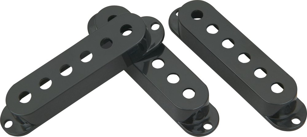 DiMarzio DM2000BK Cover for Single Coil Set of 3 Black