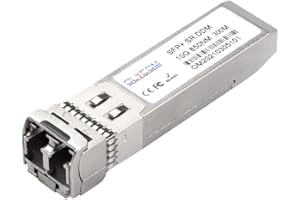 10G SFP+ LC Multimode 850nm 300m DDM 10GBase-SR SFP+ Transceiver Comaptible for Cisco SFP-10G-SR Ubiquiti UF-MM-10G and Other
