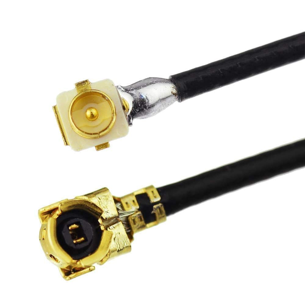 Superbat 6" Mini PCI Male to Female 1.13mm Pigtail Cable 15cm 50ohm Extension Cable for WiFi Router, Mini PCIe Network Card, USB Adapter, Desktop PC, Computer Motherboard, WiFi AP Hotspot Modem 2Pcs โ image 1