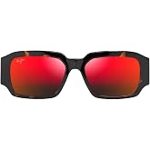 Maui Jim Unisex Kupale Rectangular Sunglasses