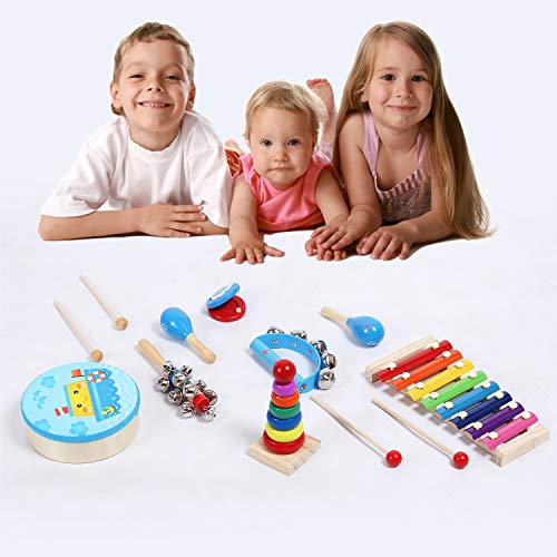1 Kids+Musical+Instruments+Percussion+Tambourine