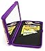 iPhone 7 Plus Case, Bastex Purple Hidden Back Wallet Mirror Case with Stand Feature and Card Holder for Apple iPhone 7 Plus