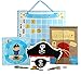 Pirate Potty Training Set with Book, Potty Chart, Reward Magnets, Pirate Hat and Patch for Toddler Boys - Comes in Pirate Ship Box.