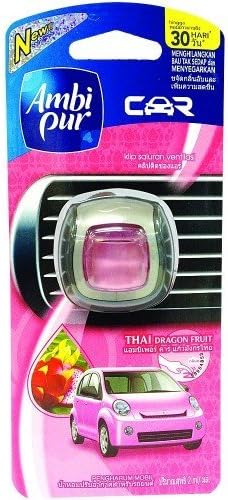 Ambipur Mini Car Air Freshener Thai Dragon Fruit Net wt. 2 ml. by onefeelgood shop