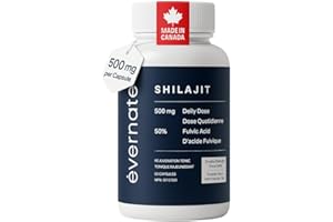 NEW Extra-Strength 500mg Per Capsule – Evernate Shilajit Capsules, Pure Himalayan Natural Shilajit for Men & Women, 1 Capsule