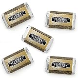 Roaring 20's - Mini Candy Bar Wrapper Stickers - 1920s Art Deco Jazz Party Small Favors - 2020 Graduation and Election Party - 40 Count