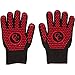 Hot Gloves for Barbecue Grilling Cooking - Heat Resistant Oven Mitts Set - Flame Retardant Kevlar Provides 662F Protection - Bonus Ebook - XL