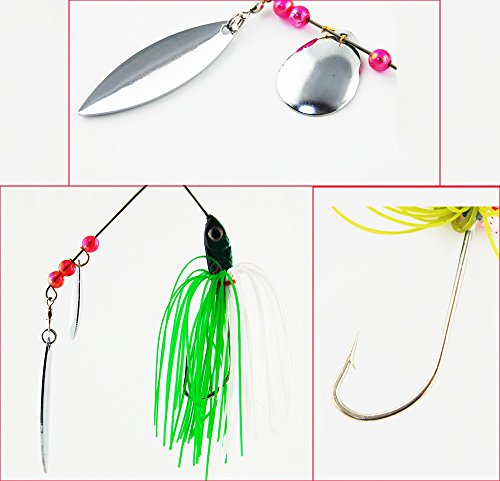 Easy-Catch-10Pack-184g064oz-Mixed-Wonderfull-Colors-Fishing-Hard-Spinner-Baits-Lures-Kit-Spinnerbait-Pike-Bass-with-Hand-Holographic-Painted-Blades-for-Saltwater-Fishing Easy-Catch-10Pack-184g064oz-Mixed-Wonderfull-Colors-Fishing-Hard-Spinner-Baits-Lures-Kit-Spinnerbait-Pike-Bass-with-Hand-Holographic-Painted-Blades-for-Saltwater-Fishing