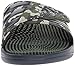 adidas Men's Adissage Grip Slides Sandal, Dark Grey/Base Green/Light Brown, 9