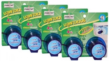 Farcent Blue Power Clean Stain for Sanitary Ware Size 50 G. Pack 4