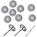 20 Pieces 22 mm Diamond Cutting Wheel Cut Off Discs Coated Rotary Tools with 4 Pack Mandrel and 2 Pack Screwdriver