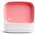 Munchkin® Splash™ 4 Piece Toddler Plates, Pink/Purple