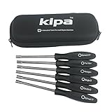 KIPA 6Pcs Carburetor Tune-up Adjusting Tool Kit 21-Teeth Splined/Pac Man / 7-Teeth Splined/Single D/Double D/Hexagon Socket For 2-Cycle Small Engines Trimmer Chainsaw Grass Trimmer