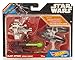 Hot Wheels Star Wars Blast Attack Starship Vehicle (Republic Gunship Battle Damage)