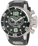 Invicta Men's 6916 Corduba Collection Interceptor Chronograph Grey Polyurethane Watch
