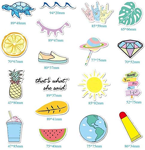 35 Pack Cute Nature Vsco Stickers for Water Bottles Laptops - Aesthetic Lovely Fashion Trendy Waterproof Vinyl Sticker for Hydro Flasks Luggage Mirrors Travel Phone - Scrapbook Decals for Teens Girls