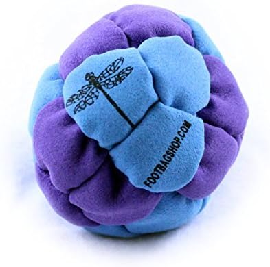 Dragonfly Footbags Purple and Blue Clipper 24 Panel (Hacky Sack)
