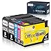 OfficeWorld 932 933 Compatible Ink Cartridge Replacement for HP 932XL 933XL Combo, Work with HP Officejet 6700 6600 6100 7612 7610 7110 (2 Black, 1 Cyan, 1 Magenta, 1 Yellow), 5-Pack