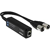 Dante 2 Channel AVIO&ndash;Analogue Output Adapter | 44.1, 48, 96khz /24bit, PoE Powered, Dante Controlled, Plug and Play