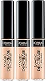 L'Oréal Paris Magic De-Crease Eyelid Primer, 0.19 fl. oz (3 Pack)