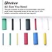 Heat Shrink Tubing by Chekue, 2:1 Ratio Heat Shrink Tube and Sleeves, Assorted, 300 Qty/Pk, Use for Auto, Marine, Plane, Home, Computer and Much More!