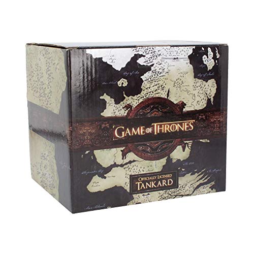 Nemesis-Now-House-Stark-Bierkrug-Game-of-Thrones-20-cm-Schwarz