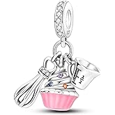 Hapour 925 Sterling Silver Charms for Bracelets Necklace European Jewelry Pendant Beads Charm for Women Mom