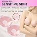 Silicone NippleCovers with Nipple Protection & Adhesive, Breast Pasties Reusable