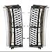 Land Rover Range Rover Side Vent Mesh Grille (Chrome Surface Silver Mesh) - L322