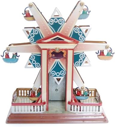 Snow Flake Ferris Wheel, Metal Circus Winds Up, Tin Toy Collection