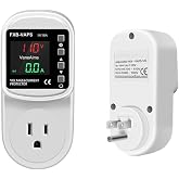 16A Voltage Protector for 110V Appliances Over Under | LCD real-time monitoring, over/under voltage detection, auto disconnect, 110V systems, safety first