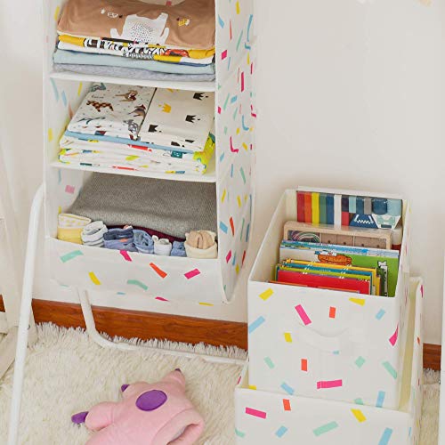 StorageWorks 5Shelf Jumbo Hanging Closet Organizer, Nursery Hanging