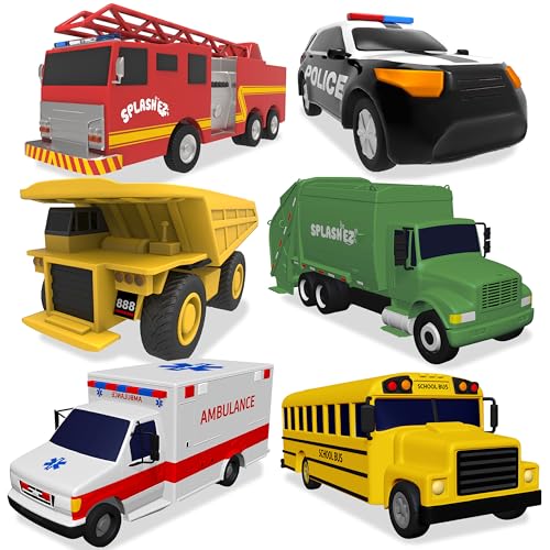 SplashEZ 6 Car Bath Toys