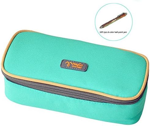 Pencil Case , Superioebuy Large Capacity Pens / Pencils Pouch Cute Stationary Holder with 6 Click Gel Pen Included