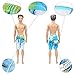 E-TING Cool Beach Swimsuit Bathing Wear Doll Clothes One Piece Swimwear for Ken Dolls Hot Summer Look (Yellow)