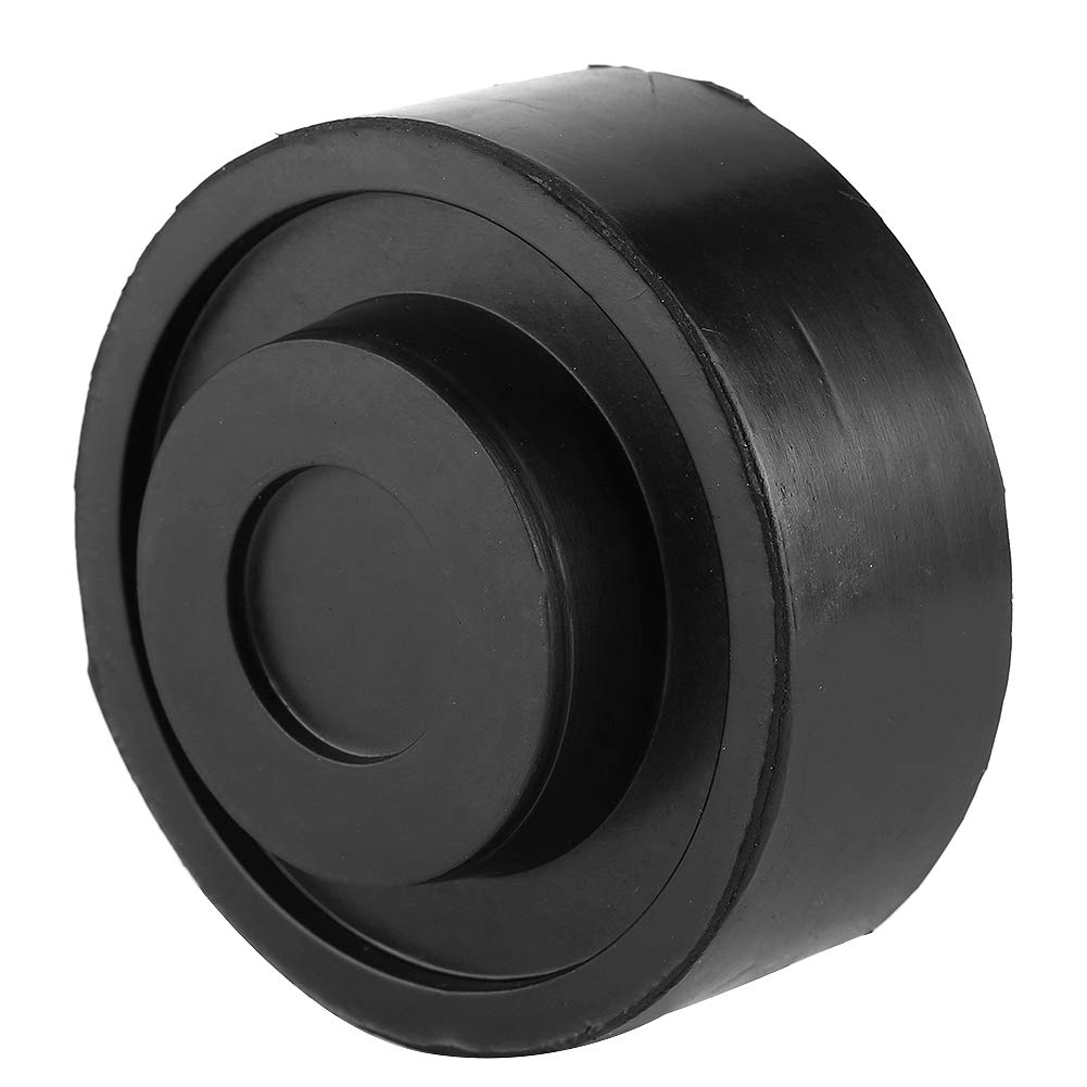 EBTOOLS Jack Rubber Pad, Black Universal 4 Ton Car Jack Support Rubber Pad Block Repair Tool(2.6 * 1.3 * 1.3in)