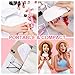 Aokitec Mini UV LED Nail Lamp, Portable Gel Light Mouse Shape Pocket Size Nail Dryer with USB Cable for All Gel Polish(White)